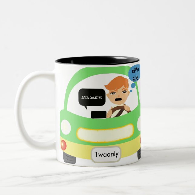 2 Couleurs ~ de tasse directionnellement contesté (Gauche)