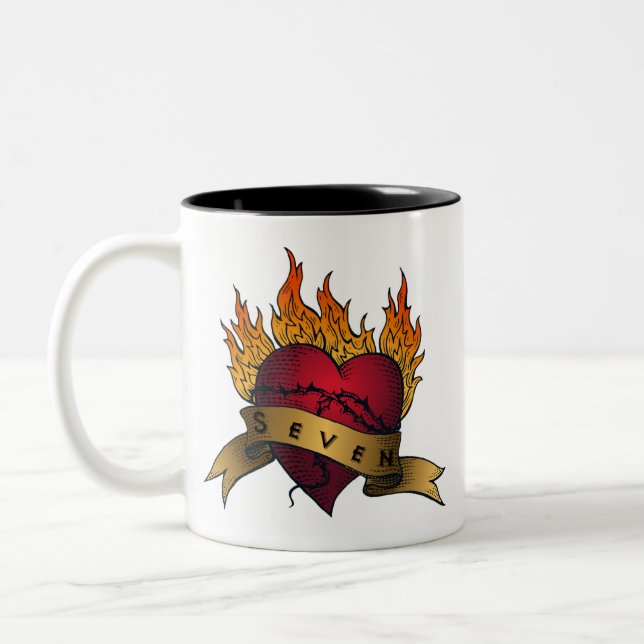 2 Couleurs De tasse plein o péché de la cale (Gauche)