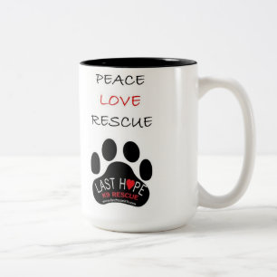 2 Couleurs Dernière tasse de délivrance de l'espoir K9