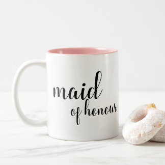 2 Couleurs Domestique de calligraphie d'honneur, tasse