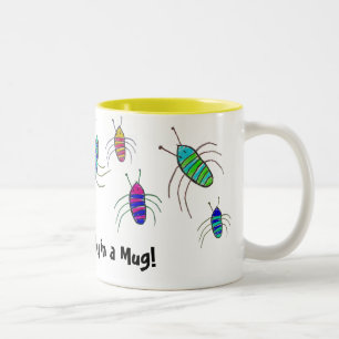 2 Couleurs Douillettement comme insecte dans une tasse