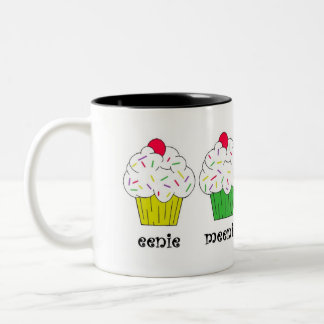 2 Couleurs Eenie, Meenie, Miney, Moe ! Tasse de petit gâteau