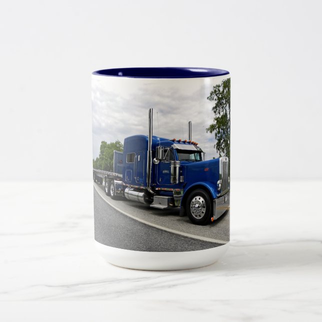 2 Couleurs Évitez la tasse de Peterbilt 379 (Centre)