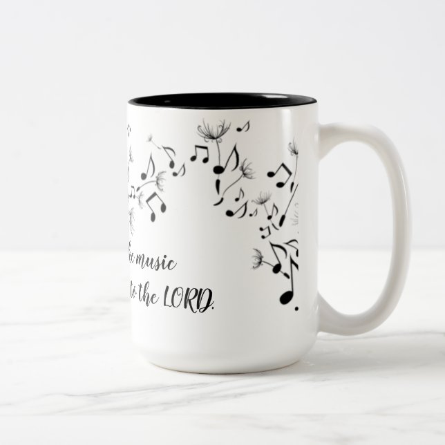 2 Couleurs Faites la tasse de musique (Droit)