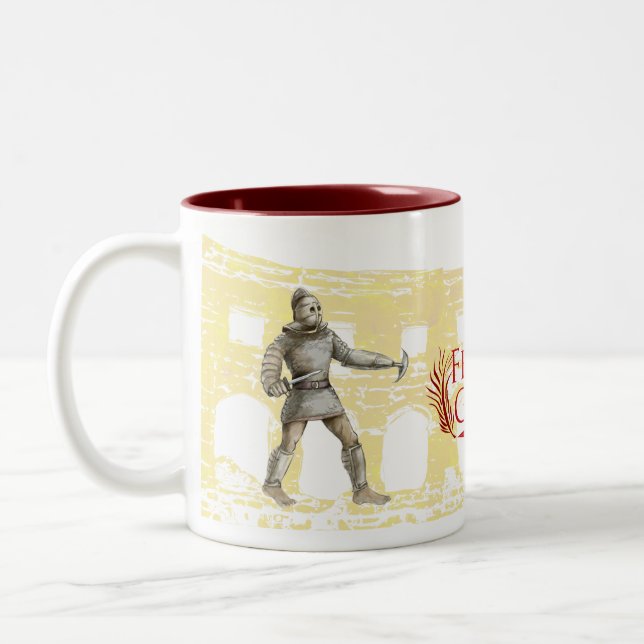 2 Couleurs Ferrum et tasse de gladiateurs de Gloria (Gauche)