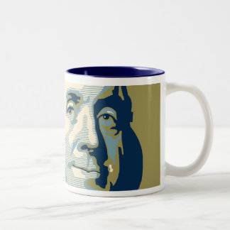 2 Couleurs Fils de tasse de Ben - 'Ben Franklin Doop
