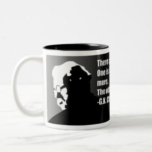 2 Couleurs G.K. Tasse de Chesterton