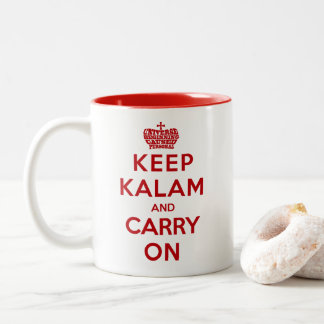 2 Couleurs Gardez la tasse de café de calme/Apologetics de