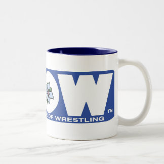 2 Couleurs Grand logo de bleu de tasse de LUEUR