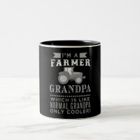 Grand-papa d'agriculteur, tasse fraîche de