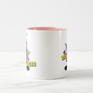 2 Couleurs Grande tasse rose de perdant