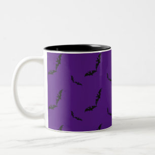 2 Couleurs Halloween/chauve-souris Tone deux Tone tasse de ca