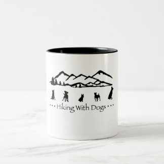 2 Couleurs Hausse avec la tasse de chiens