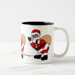 2 Couleurs Ho Ho Ho tasse de Père Noël