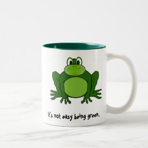 2 Couleurs Il n'est pas être facile vert. - Tasse