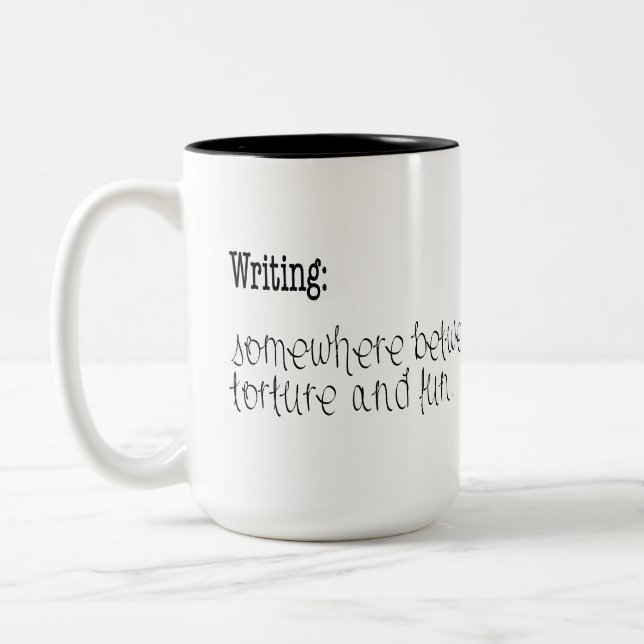 2 Couleurs Inscription : Tasse (Gauche)