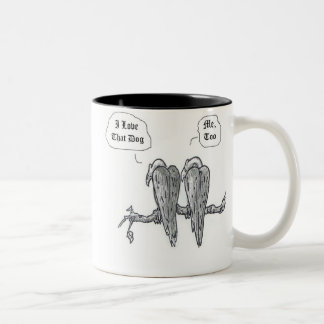 2 Couleurs J'aime cette tasse de chien