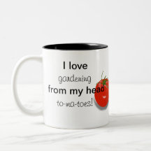 J'aime faire du jardinage de ma tasse principale