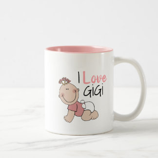 2 Couleurs J'aime la tasse de café de GiGi