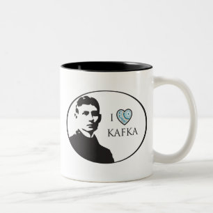 2 Couleurs J'aime la tasse de Kafka