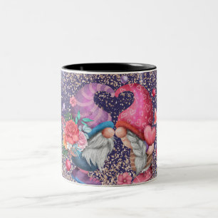 2 Couleurs Jardin Génome, pour les Amoureux de Gnome, Tasse à