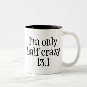 2 Couleurs Je suis tasse folle seulement demi