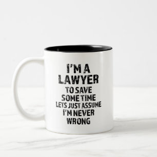 2 Couleurs Je suis un avocat - tasse de café drôle