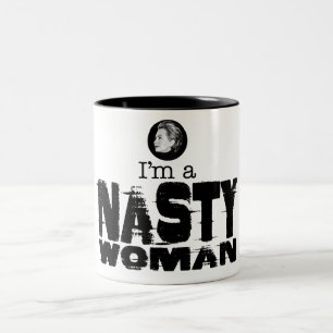 2 Couleurs Je suis une tasse de café méchante de femme