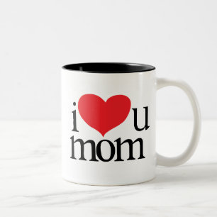 2 Couleurs je t'aime maman tasse de café