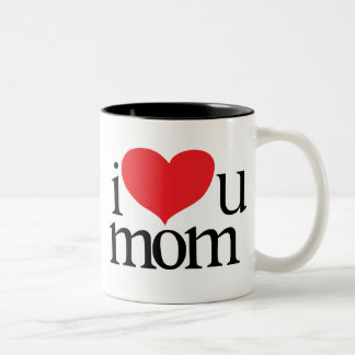 2 Couleurs je t'aime maman tasse de café