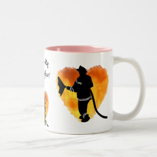 2 Couleurs "Je tasse aime mon sapeur-pompier"