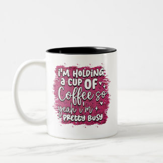 2 Couleurs Je tiens une tasse de café