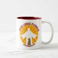 Jésus aime la tasse de Pitbulls