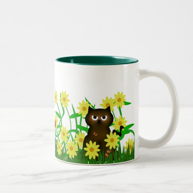 2 Couleurs Kitty mignon et tasse d'ami de Froggy (Droit)