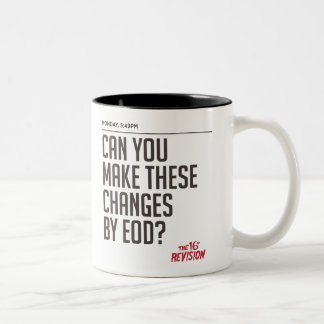 2 Couleurs La 16ème révision - tasse de lundi