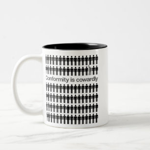 2 Couleurs La conformité est tasse lâche