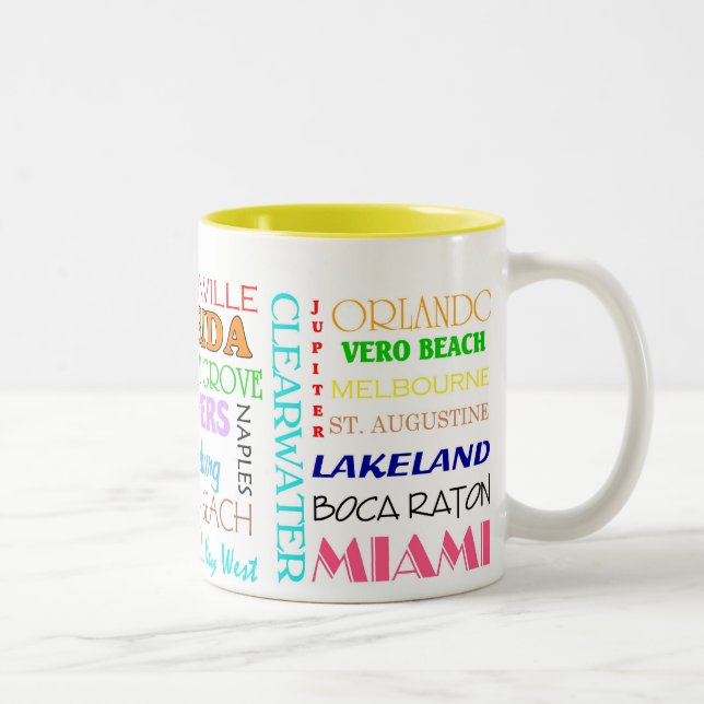2 Couleurs La Floride place la tasse (Droit)