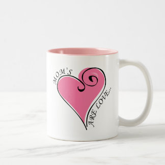 2 Couleurs La maman sont tasse d'amour