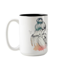 la tasse d'amour de la mère
