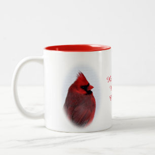 2 Couleurs La tasse de boisson de cardinaux personnalisent