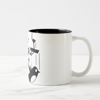 2 Couleurs La tasse de GodTwitter