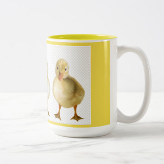 2 Couleurs La tasse de l'amant de canard