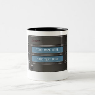 2 Couleurs La tasse de l'ingénieur personnalisable avec 19"