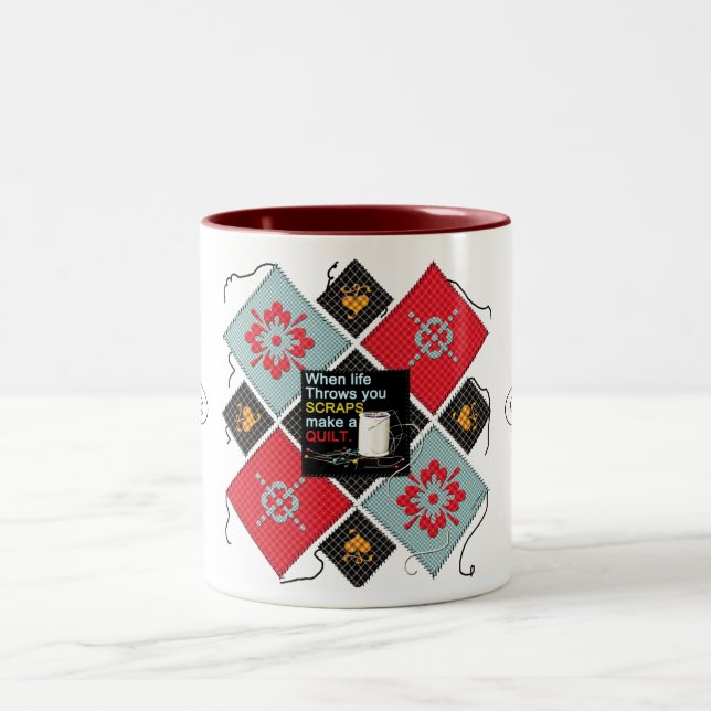 2 Couleurs La tasse de Quilter (Centre)