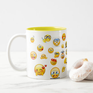 2 Couleurs la tasse d'émoji