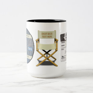 2 Couleurs La tasse du cinéaste final personnalisable
