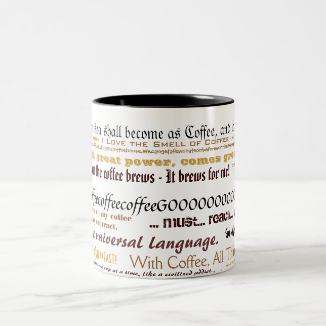 2 Couleurs La tasse - édition de café (Centre)