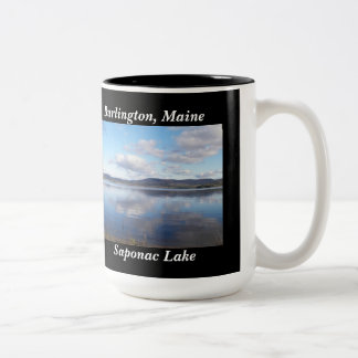 2 Couleurs Lac tasse de Burlington, Maine Saponac