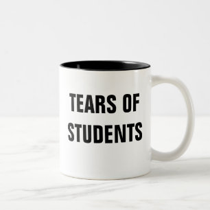 2 Couleurs Larmes de tasse d'étudiants