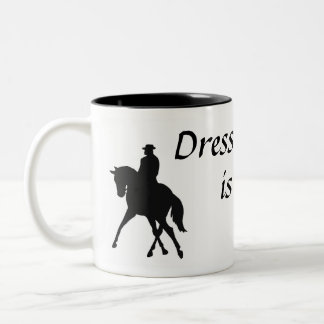 2 Couleurs Le dressage est une tasse de danse